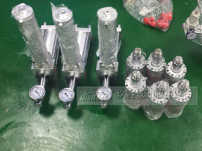 預壓式氣液增壓器配特殊油缸 預壓式氣液增壓器配特殊油缸